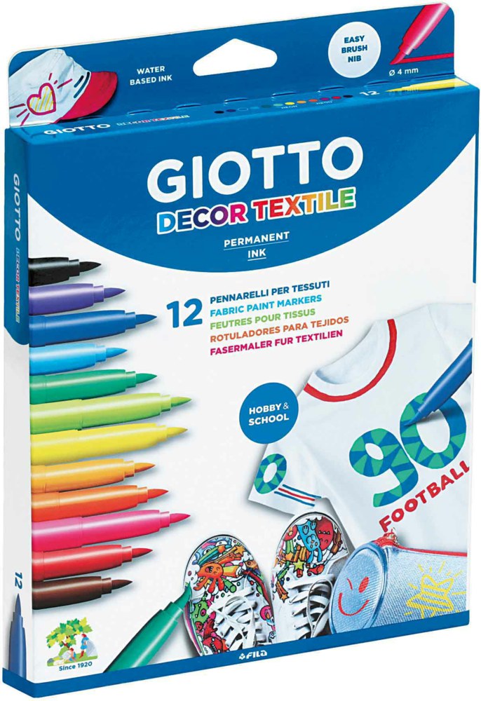 004-494900 GIOTTO Decor Textilmarker 12er
