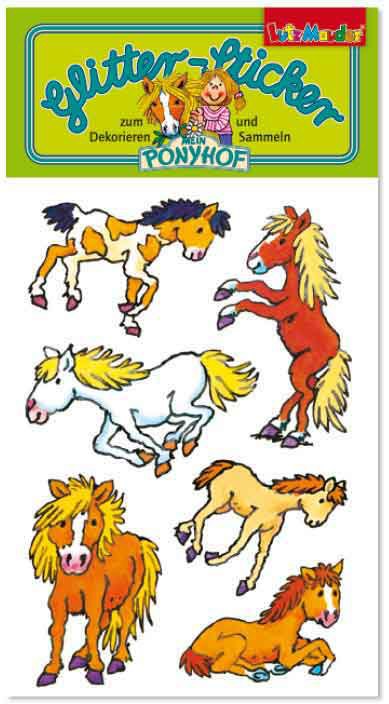 007-72209 Glitter-Sticker 56 x 110 Pferd
