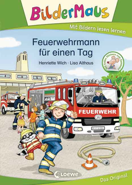 019-74320294 Bildermaus - Feuerwehrmann für