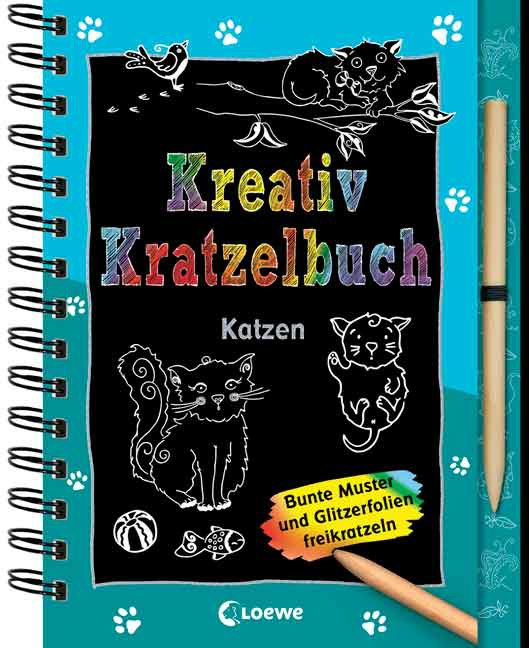 019-8809 Kreativ-Kratzelbuch Katzen   L