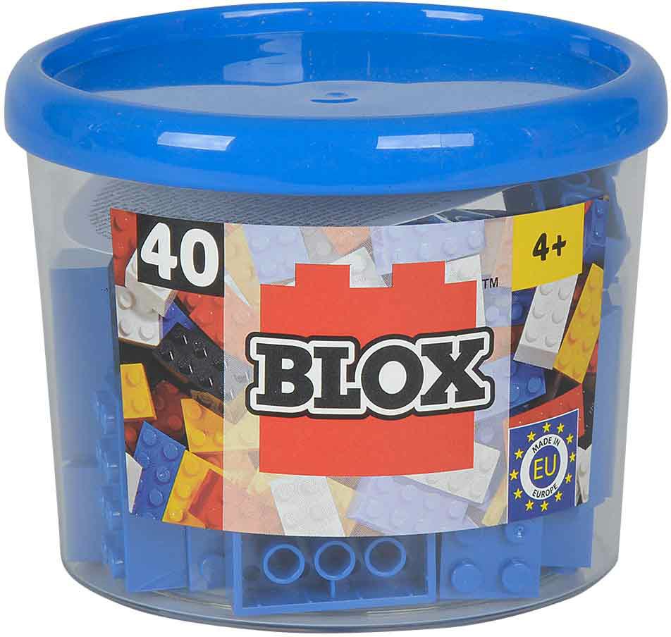 020-104118881 Blox - 40 8er Bausteine blau -