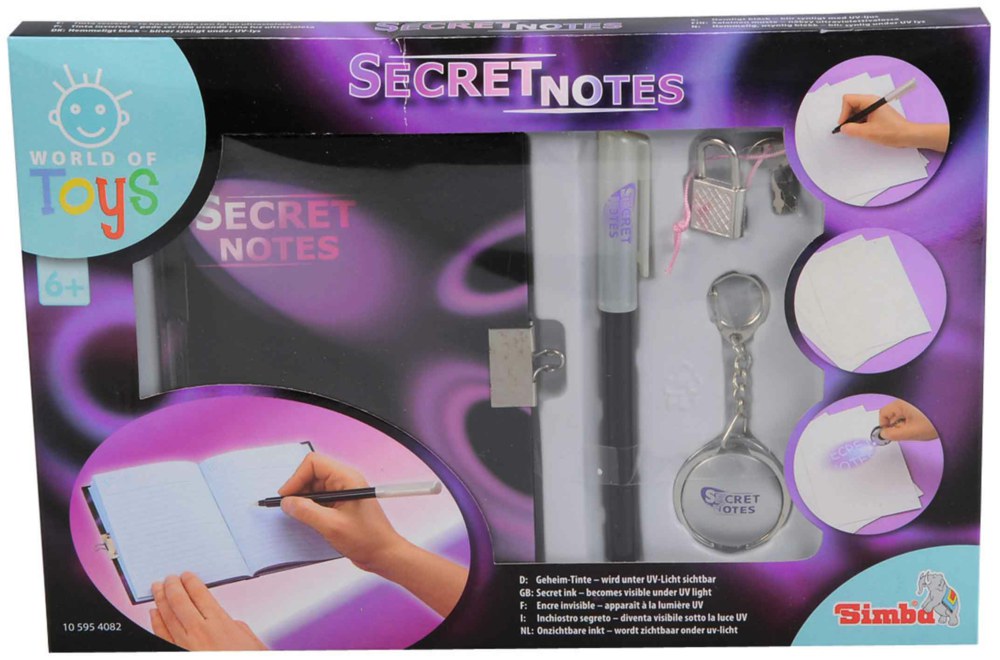 020-105954082 Secret Notes Set Simba Basteln