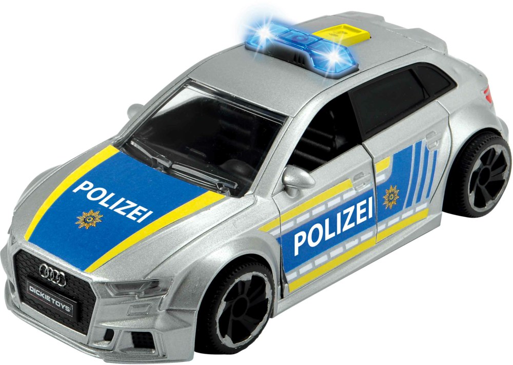 020-203713011 Audi RS3 Police Dikie Toys Spi