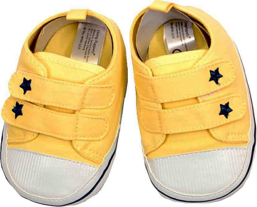 037-W590 Schuhe gelb für Handpuppen 65 