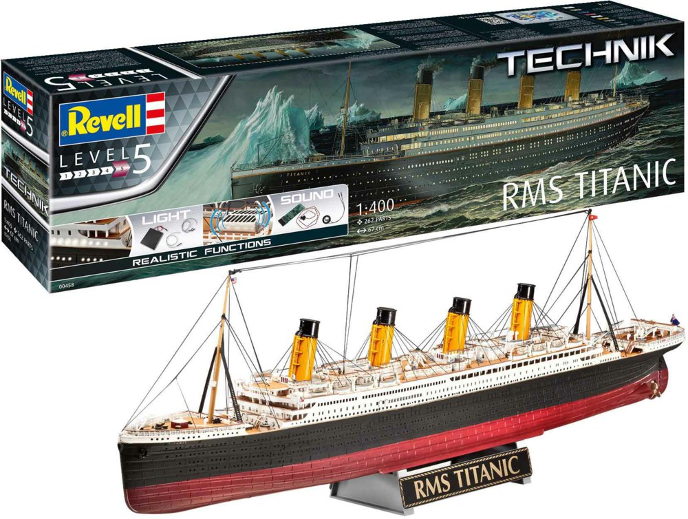 041-00458 RMS Titanic - Technik Revell, 