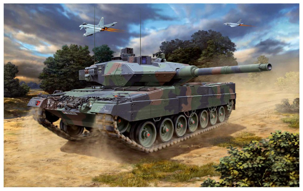 041-03180 Kampfpanzer Leopard 2 A6/A6M R