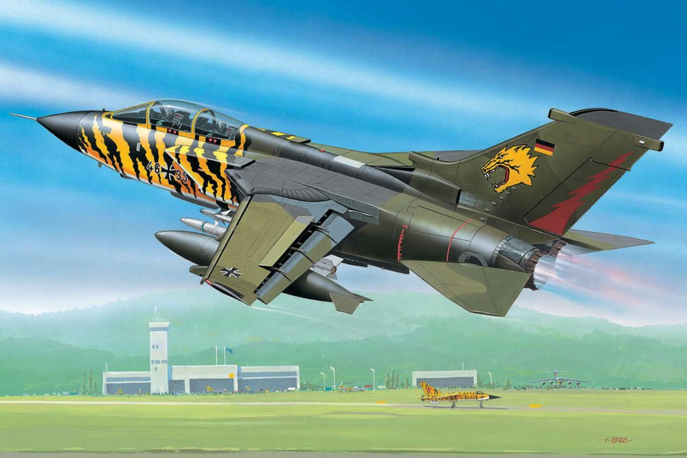 041-04048 Kampfflugzeug Tornado ECR Reve