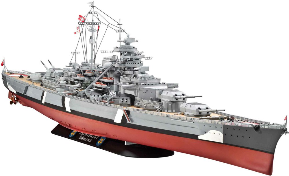 041-05040 Battleship Bismarck Revell Maß