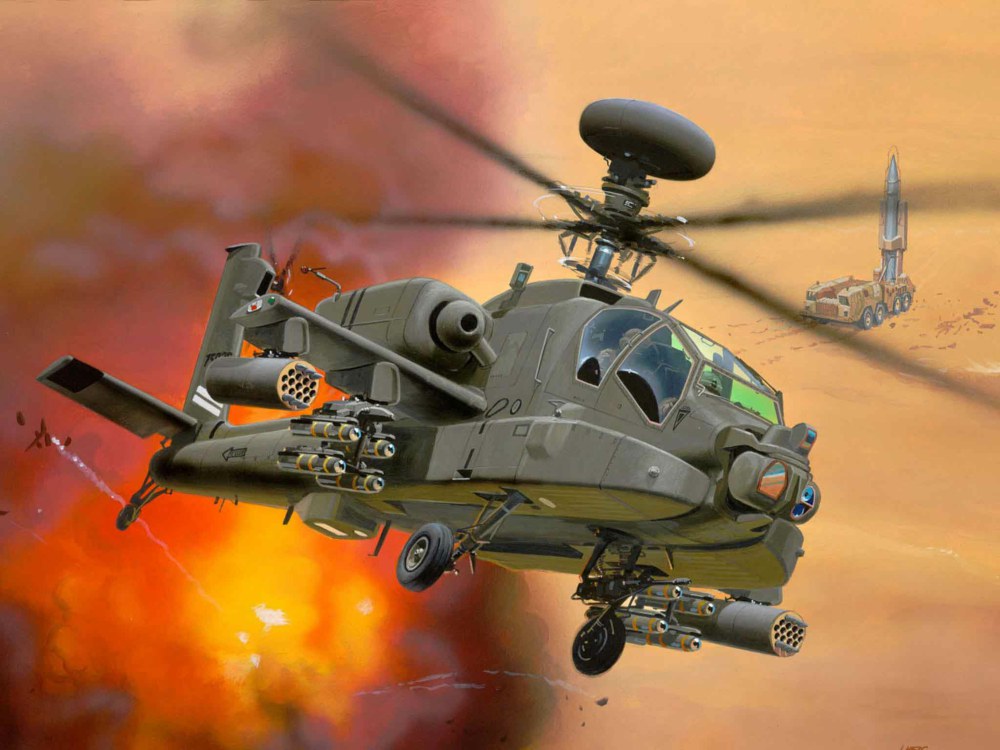 041-64046 Model Set AH-64D Longbow Apach