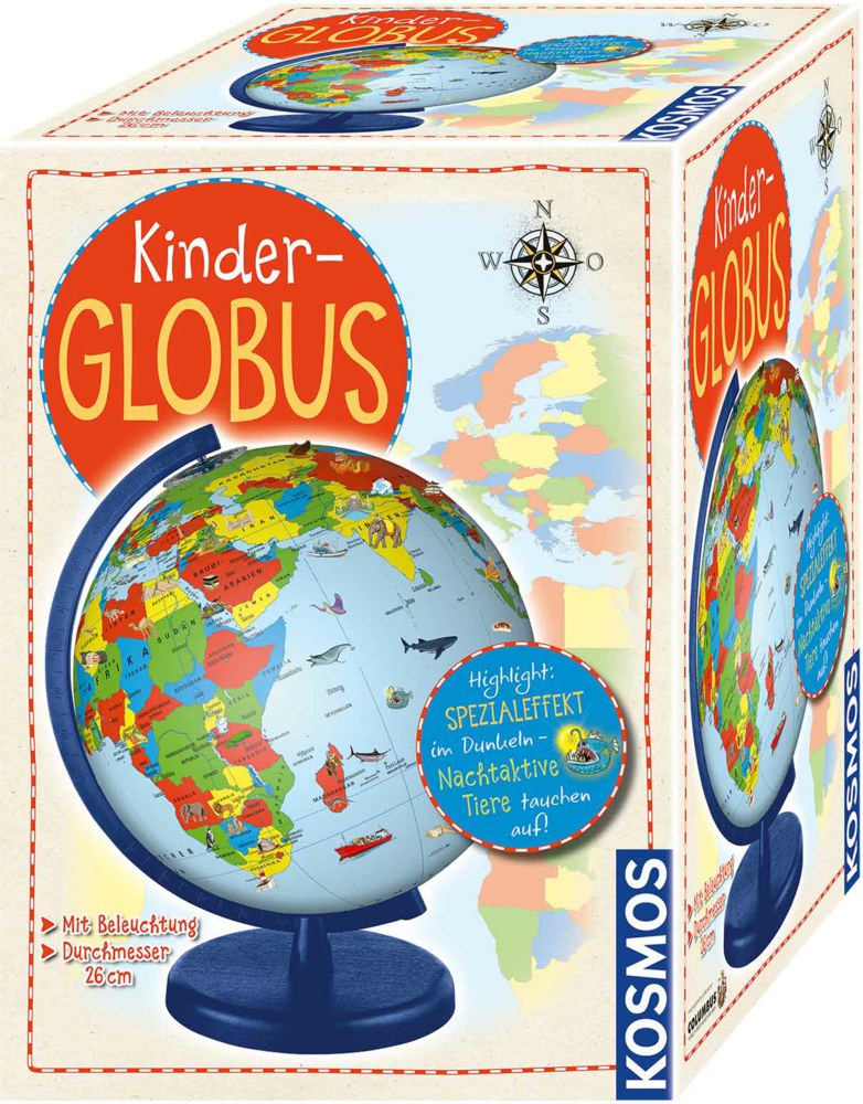 064-673024 Kinder Globus mit Beleuchtung 