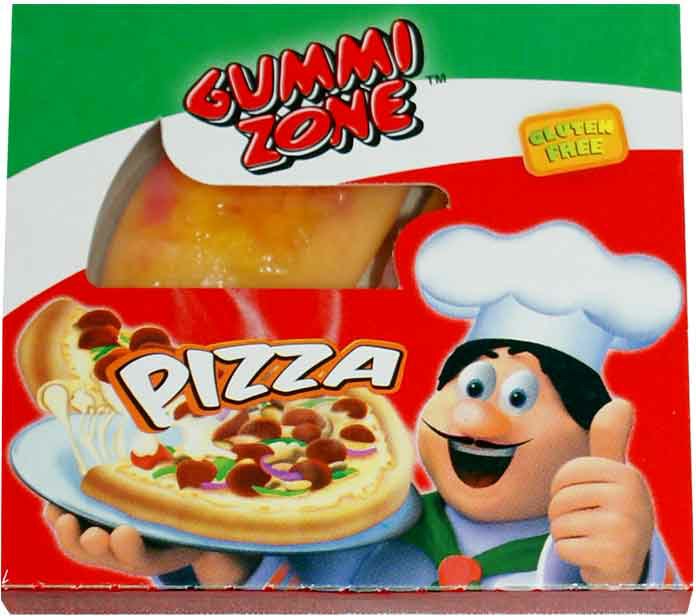079-99626 Gummi Zone Fruchtgummi Pizza, 