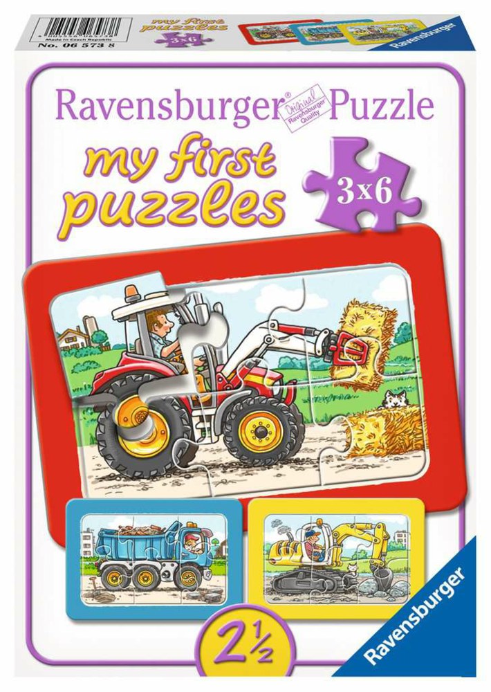 103-06573 My First Puzzles - Bagger, Tra