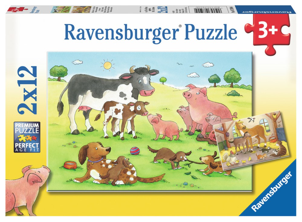 103-07590 Puzzle Große Glückliche Tierfa