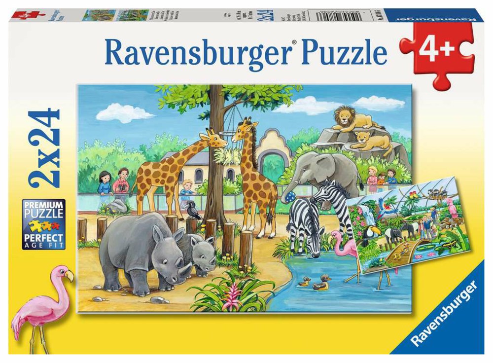 103-07806 Puzzle Willkommen im Zoo Raven