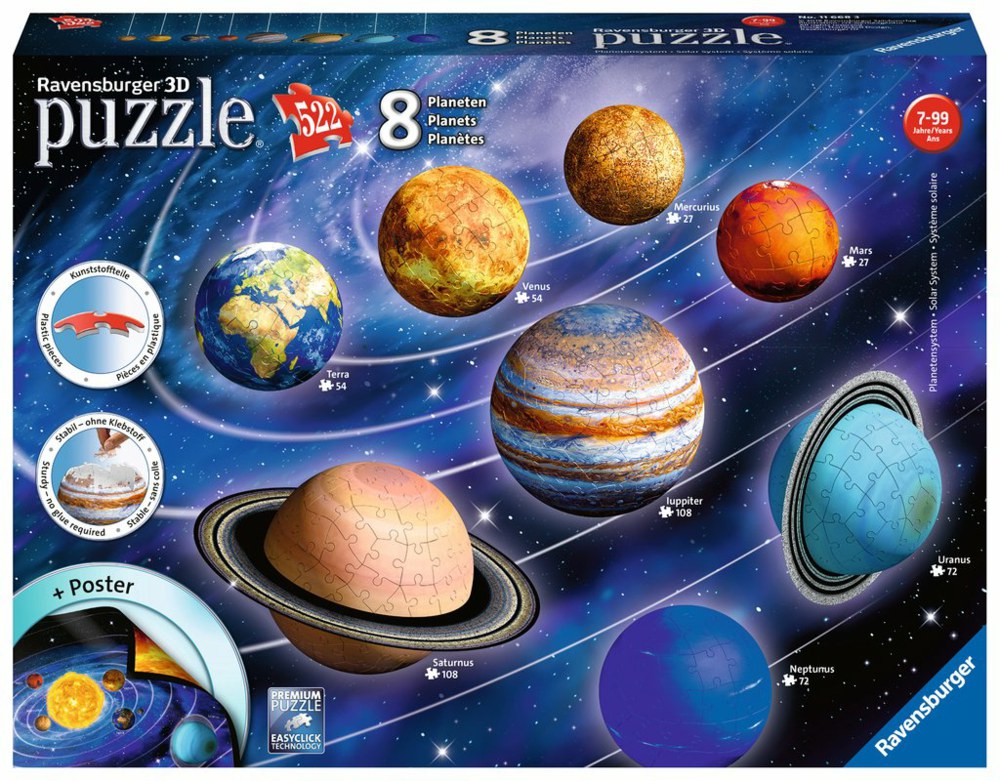 103-11668 Planetensystem Ravensburger 3D