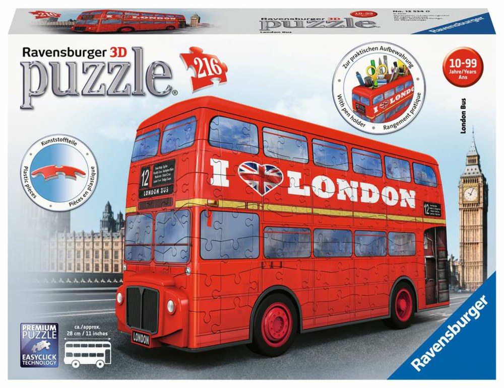 103-12534 London Bus Ravensburger 3D Puz