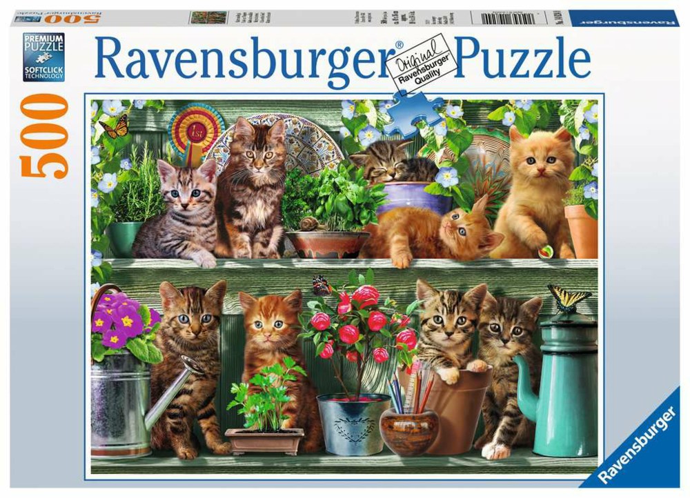103-14824 Katzen im Regal Ravensburger P