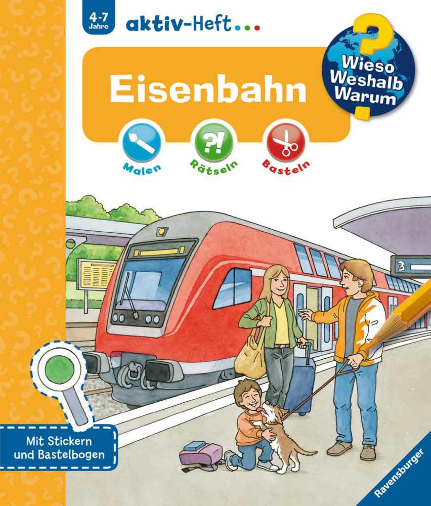 106-32689 aktiv-Heft: Eisenbahn Malen, R
