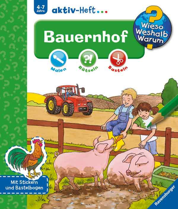 106-32690 aktiv-Heft: Bauernhof  Malen, 