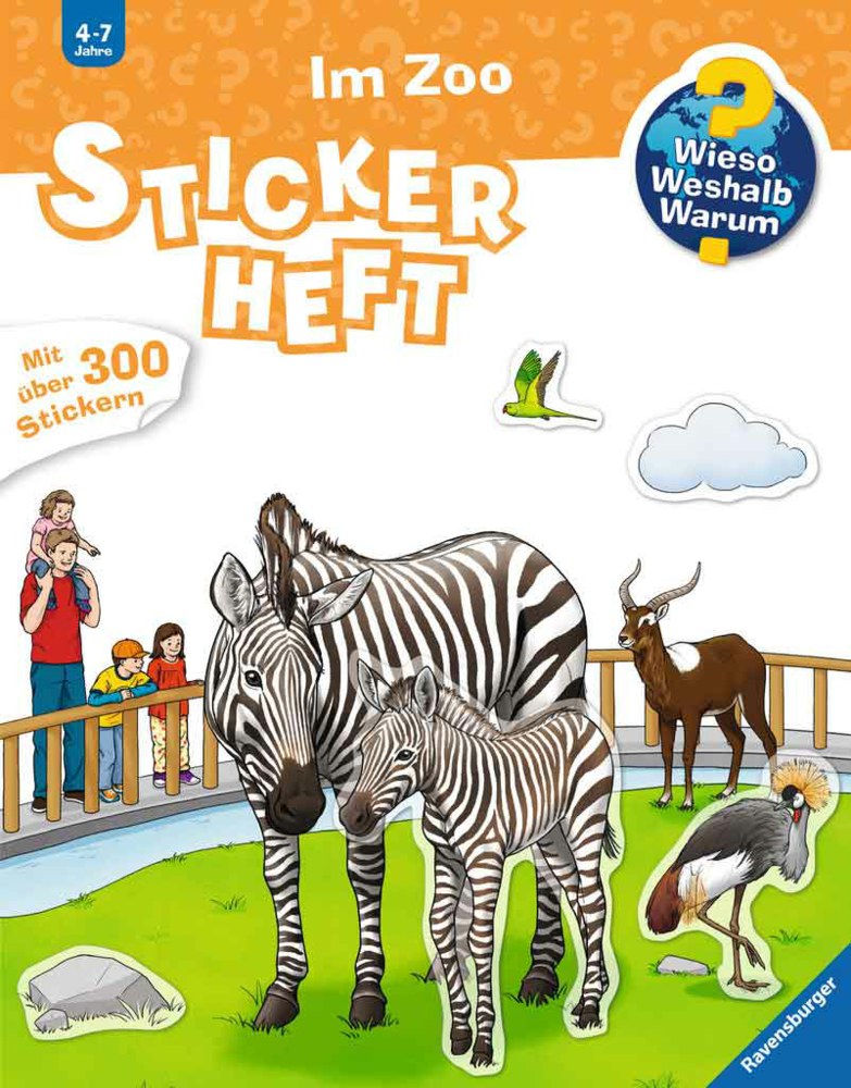 106-32943 WWW Stickerheft: Im Zoo       