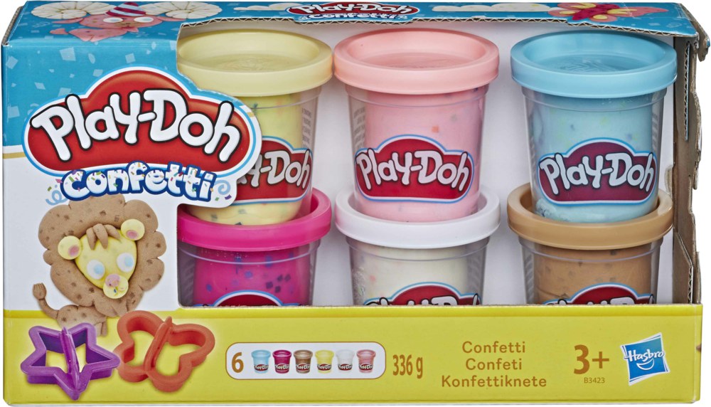 110-B3423EU6 Play-Doh Konfettiknete Hasbro,