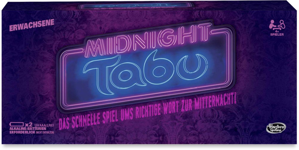 110-C0418100 Tabu Midnight Hasbro Gaming, D
