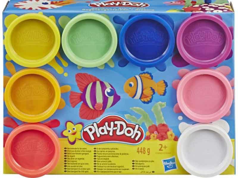 110-E5062EU4 Play-Doh 8er Pack: Regenbogenf