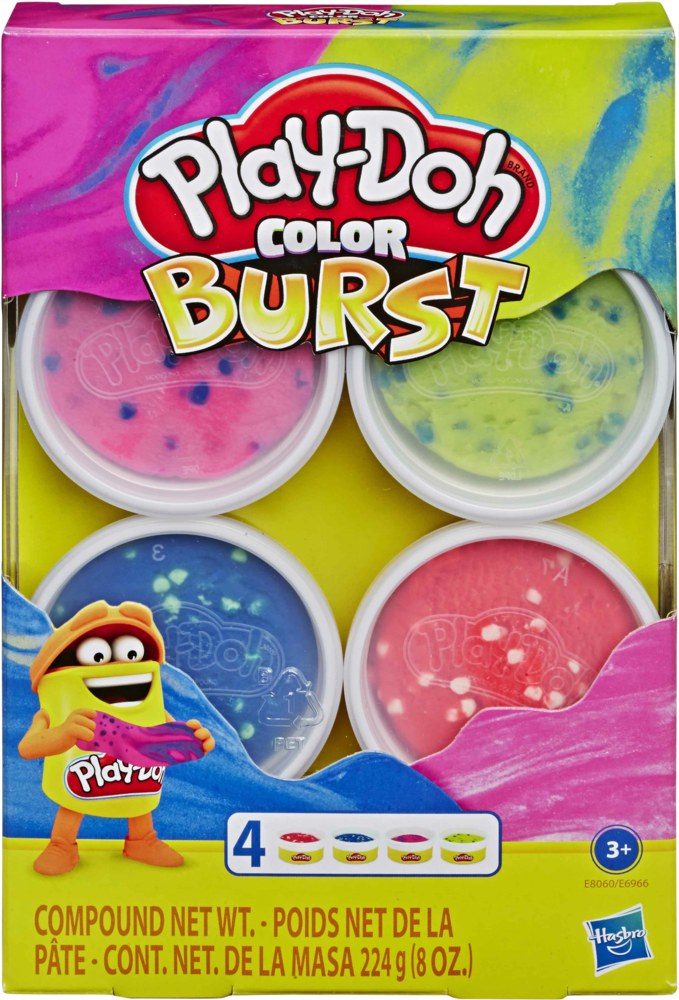 110-E8060EU40 Play-Doh Color Burst 4er-Pack 