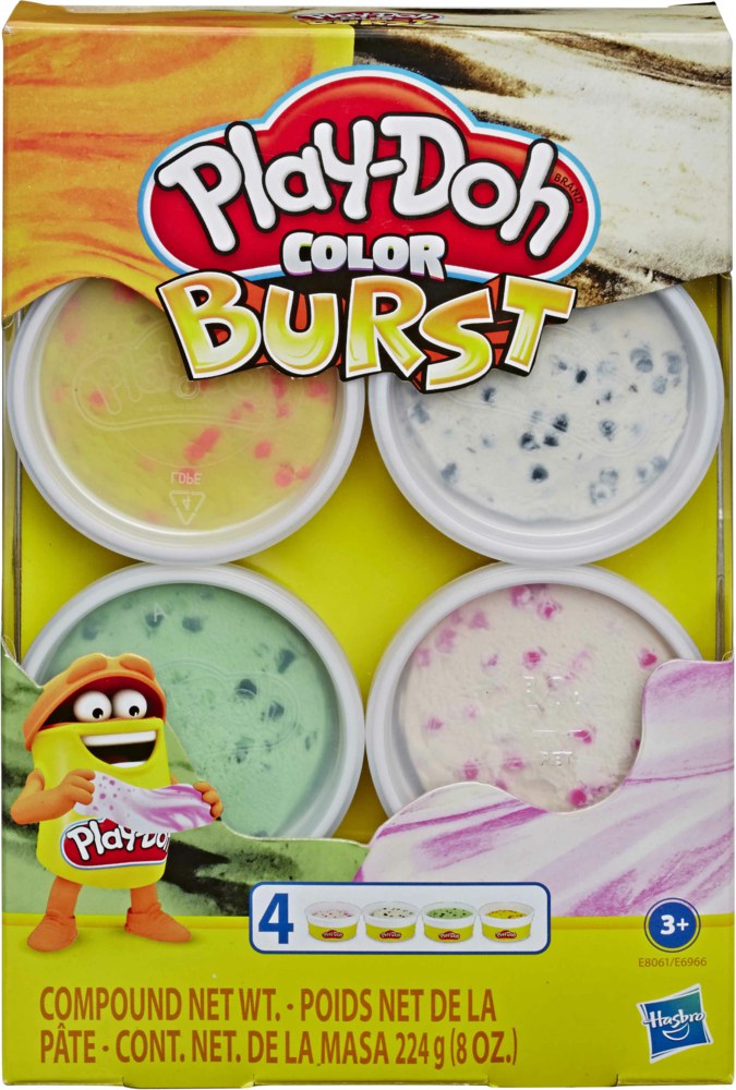 110-E8061EU40 Play-Doh Color Burst 4er-Pack 