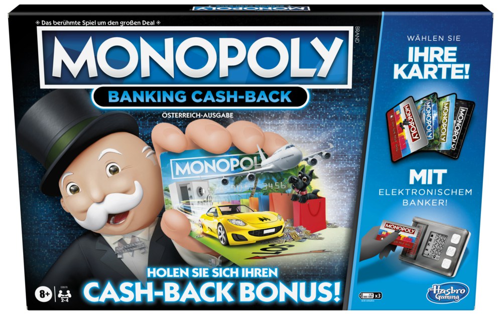110-E8978100 Monopoly Banking Cash-Back Has