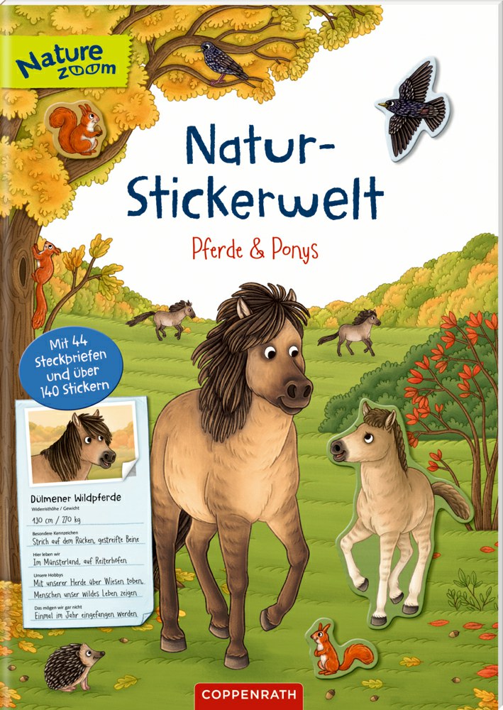 118-64129 Natur-Stickerwelt: Pferde und 