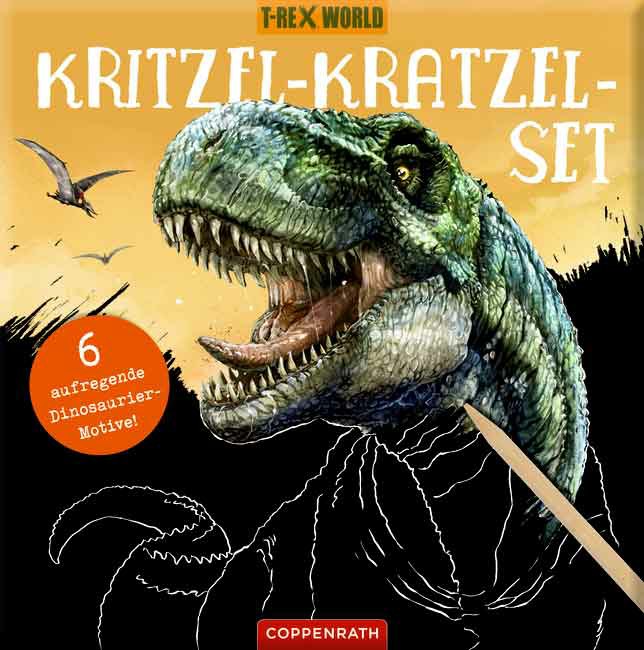 118-71745 Kritzel-Kratzel-Set - T-Rex Wo