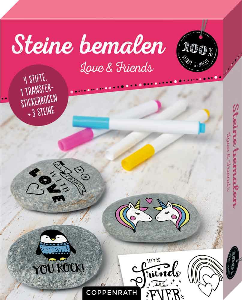 118-72639 Steine bemalen - Set Love & Fr