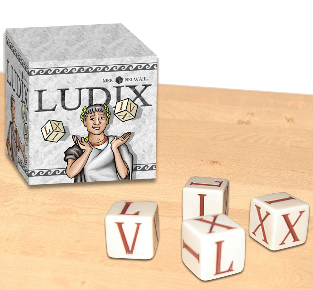 Ein Würfelspiel mit römischen Zahlen Ludix Spiel 