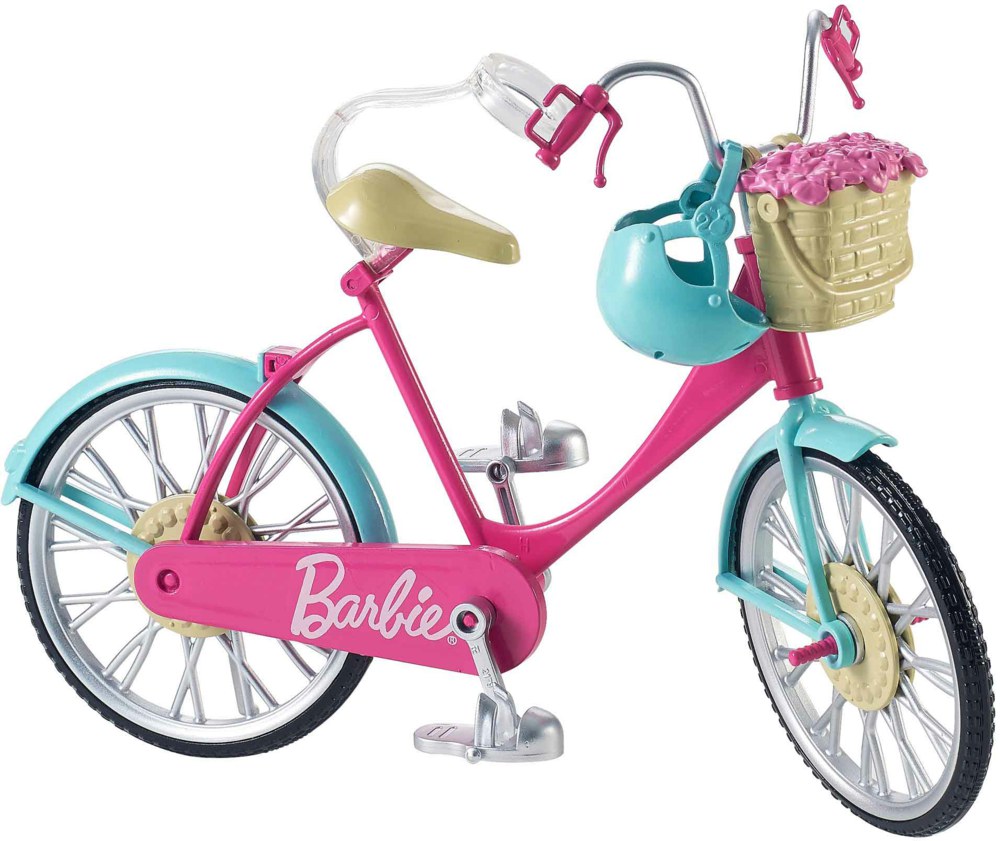 145-DVX550 Barbie Fahrrad Mattel Puppenzu