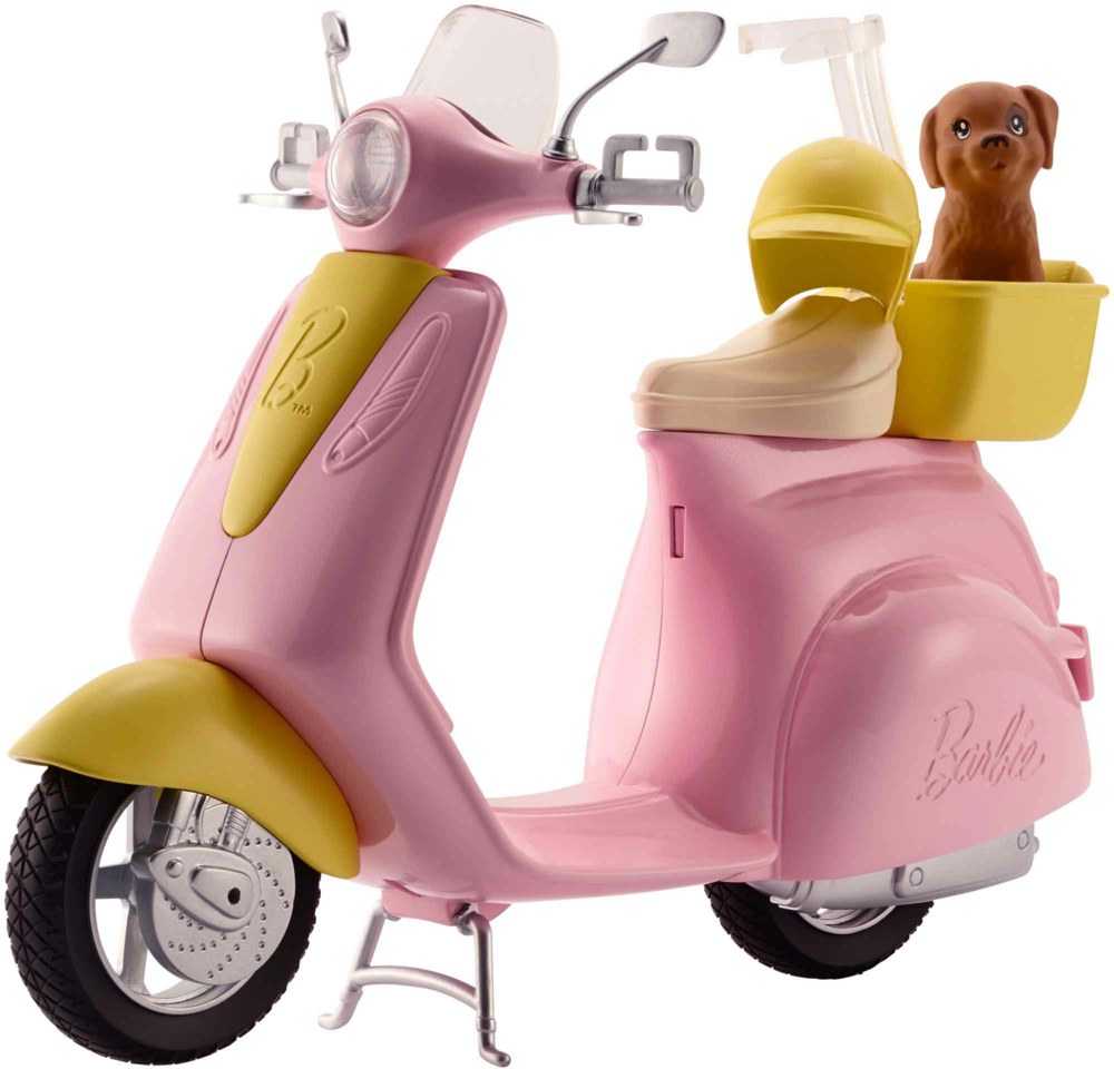 145-FRP560 Barbie Motorroller Mattel Pupp