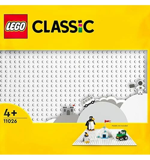 150-11026 Weisse Bauplatte LEGO Classic 
