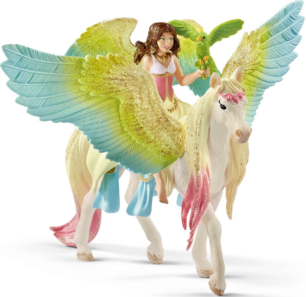 167-70566 Surah mit Glitzer-Pegasus     