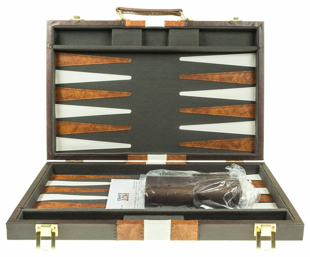 187-03624 Backgammon 'COCONUT' 38 x 24 c