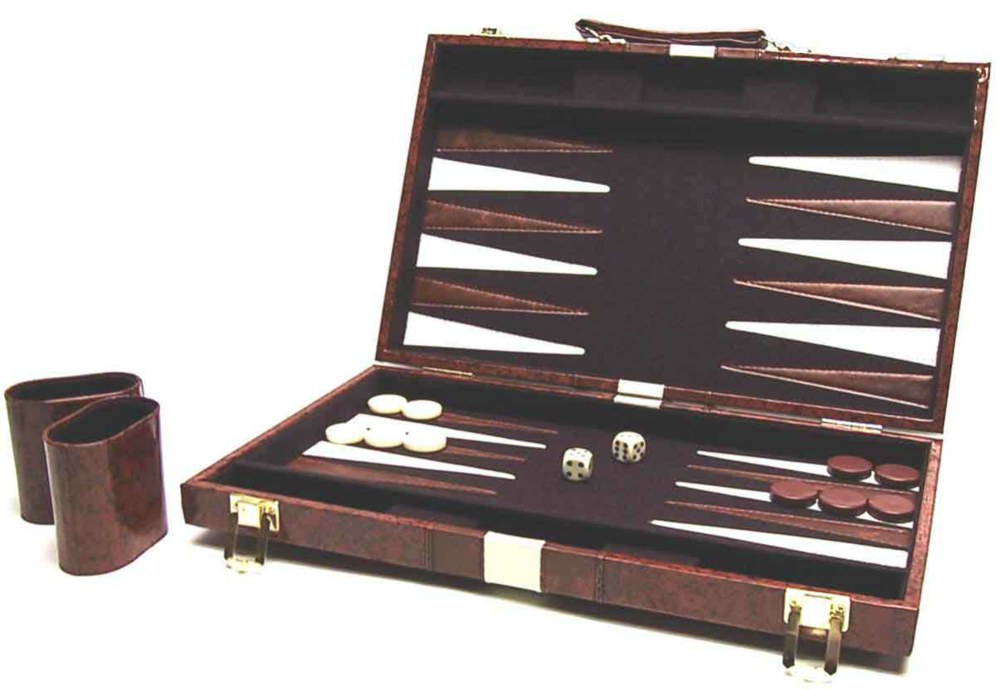 187-03634 Backgammon 'COCONUT' 46 x 28 c