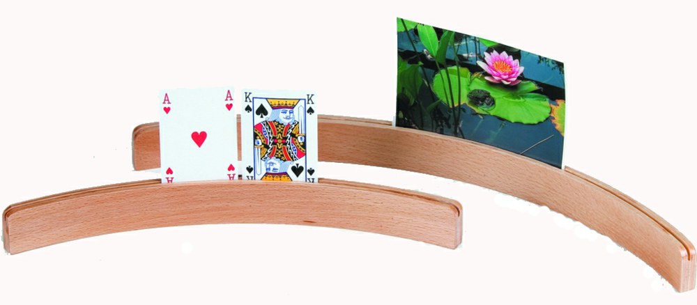 187-390809 Spielkartenhalter Holz 50 cm, 