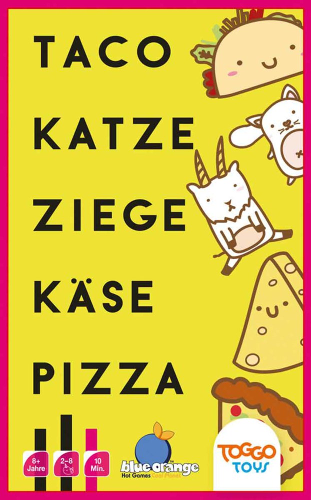 212-BLOD0074 Taco Katze Ziege Käse Pizza  B