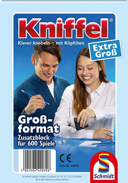 223-49070 Großer Kniffelblock Schmidt Sp