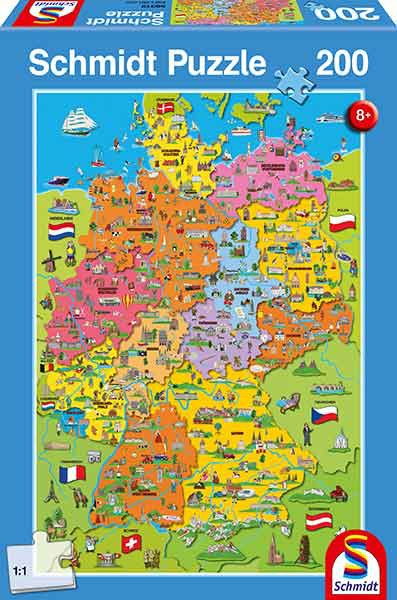 223-56312 Deutschlandkarte mit Bildern  