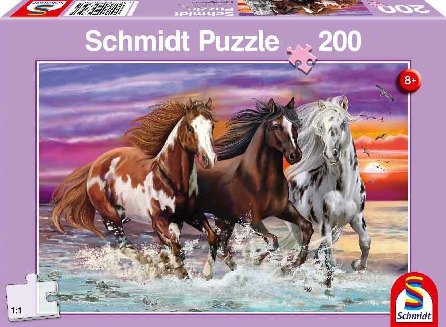 223-56356 Wildes Pferde-Trio Schmidt Spi