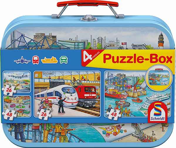 223-56508 Puzzle-Box - Verkehrsmittel Sc
