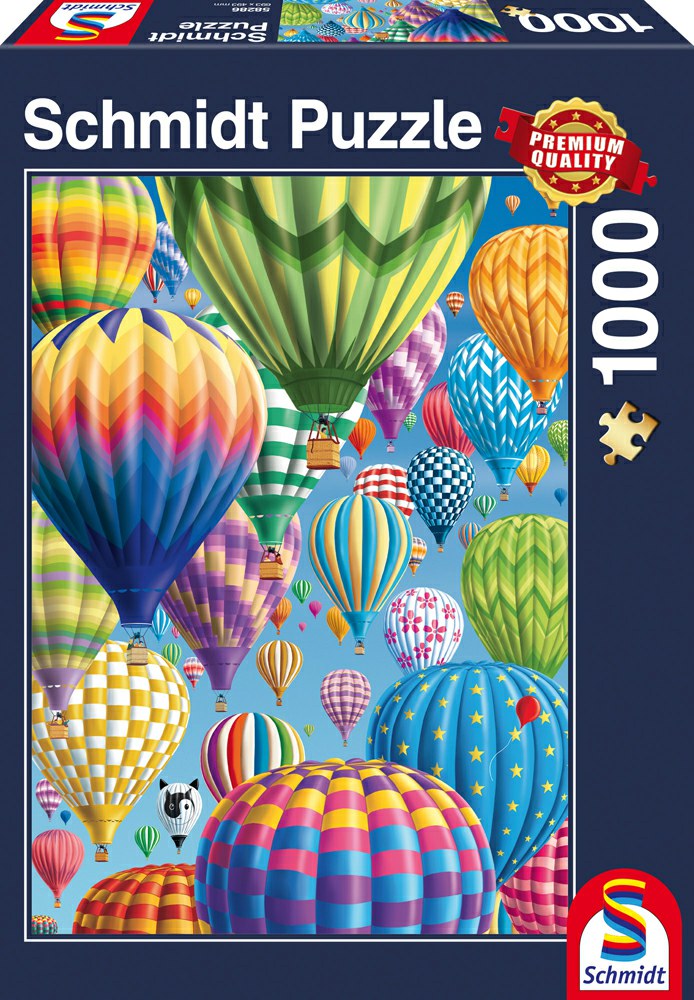 223-58286 Bunte Ballone im Himmel Schmid
