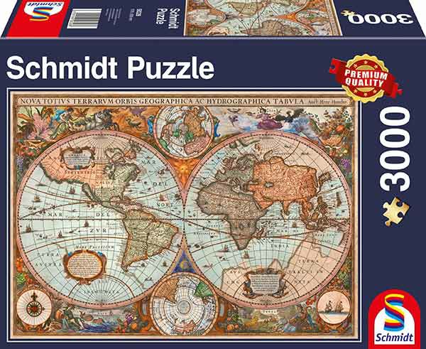 223-58328 Antike Weltkarte Schmidt Spiel