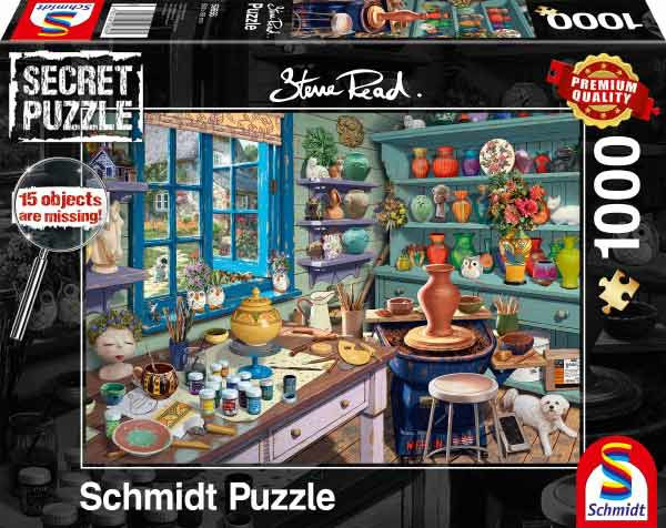 223-59656 Secret-Puzzle Künstler-Atelier