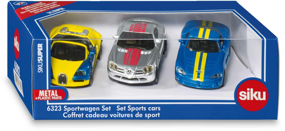 235-6323 Sportwagen-Set SIKUWorld, Spie